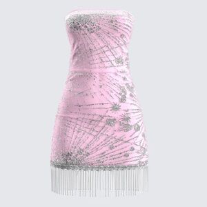 Jocelyn Pink Sequin Mini Dress